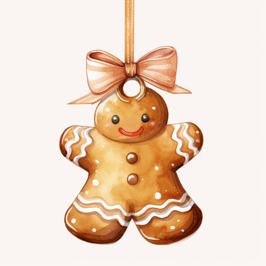 Adorable gingerbread cookie bell