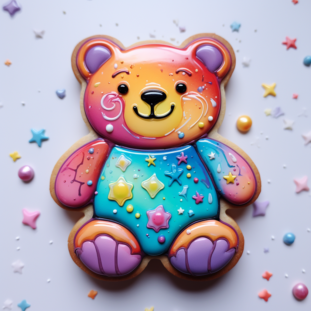 Cute Gingerbread Man Bear Image