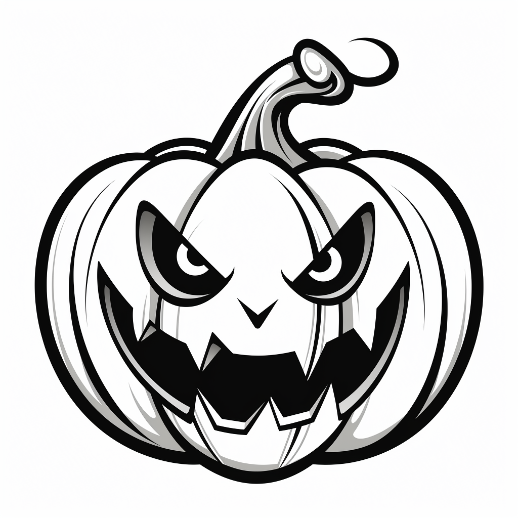 Cute Halloween Jack o' Lantern illustration