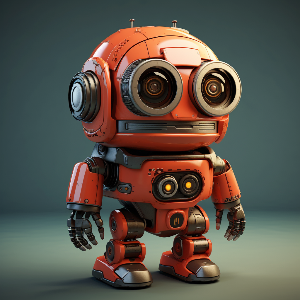 Cute robot with advanced technology