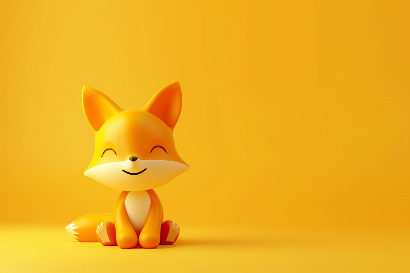 Cute Red Fox Smiling Image