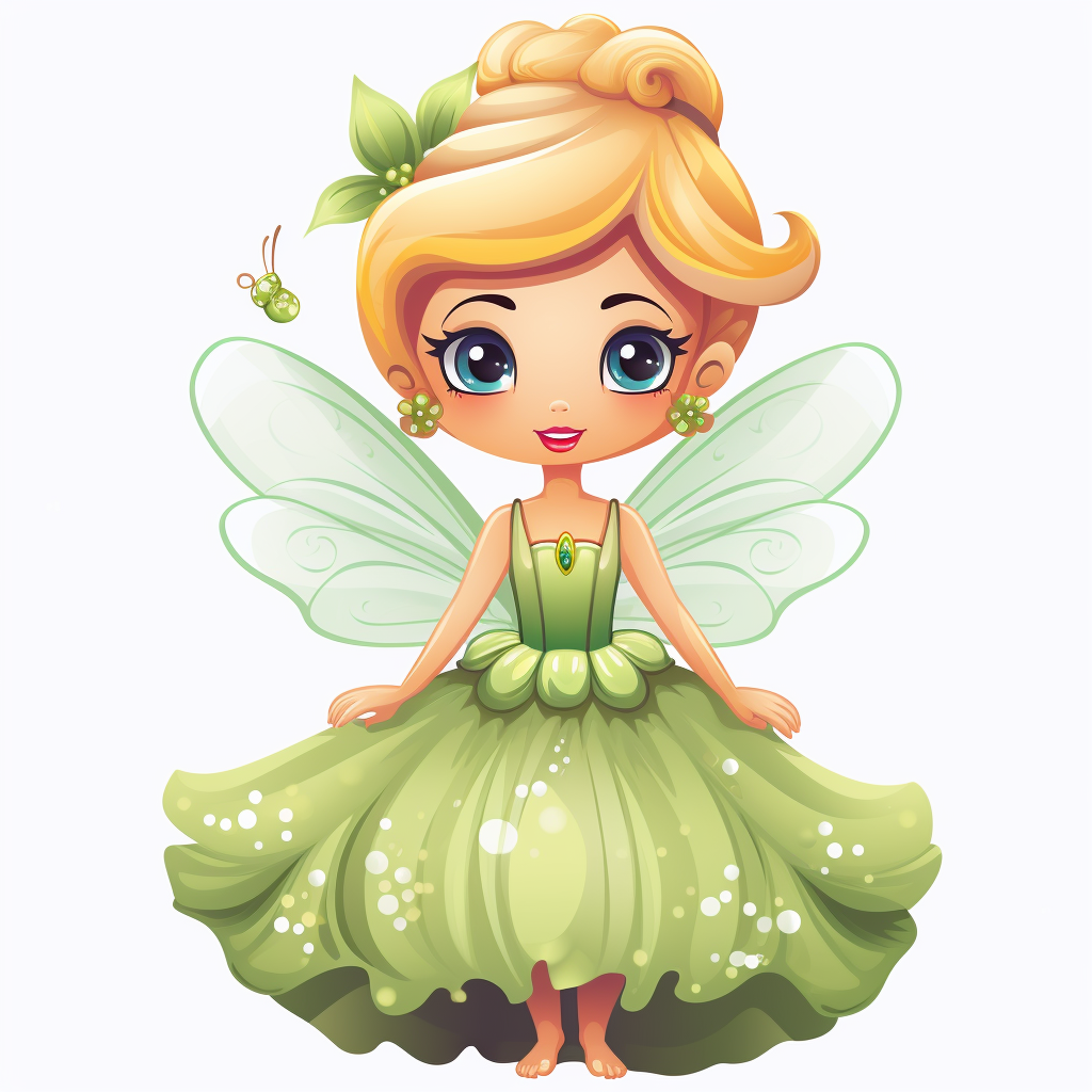 Simple Tinkerbell Fairy Clipart