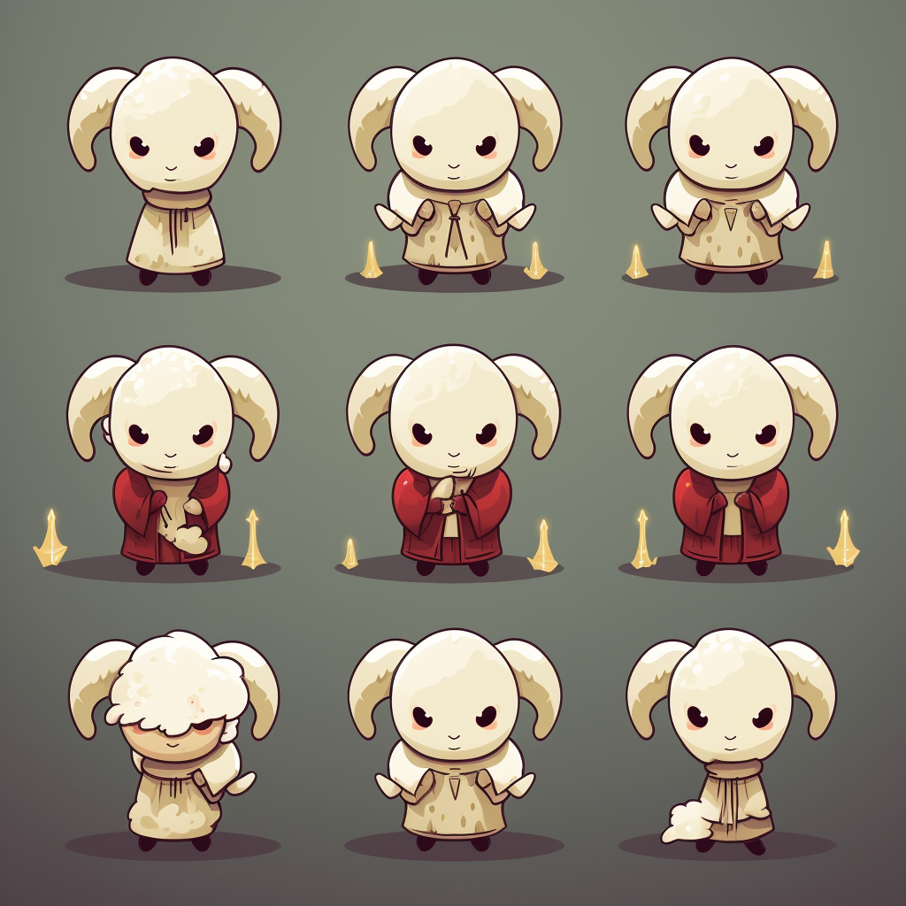 Cute Whimsical Character Sprite