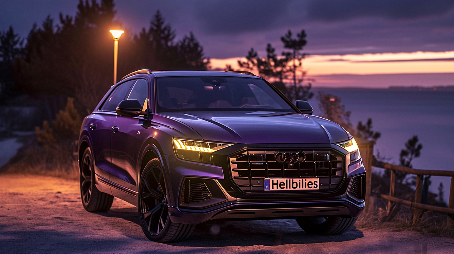 Audi Q8 Nighttime Image