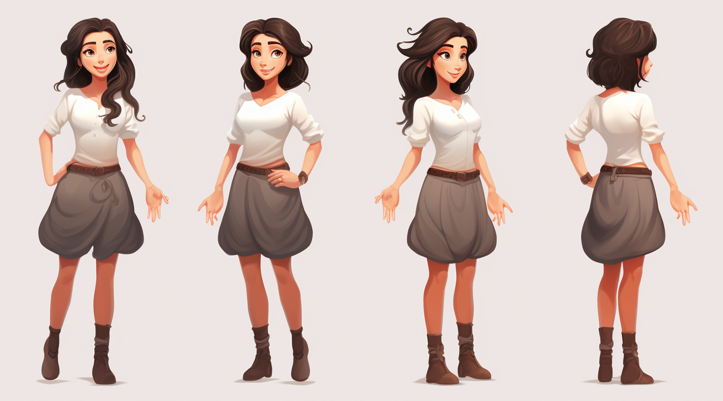 Simple and Cute Character Design