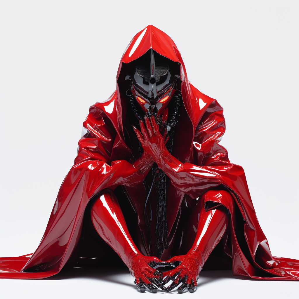 Sleek cyber devil image