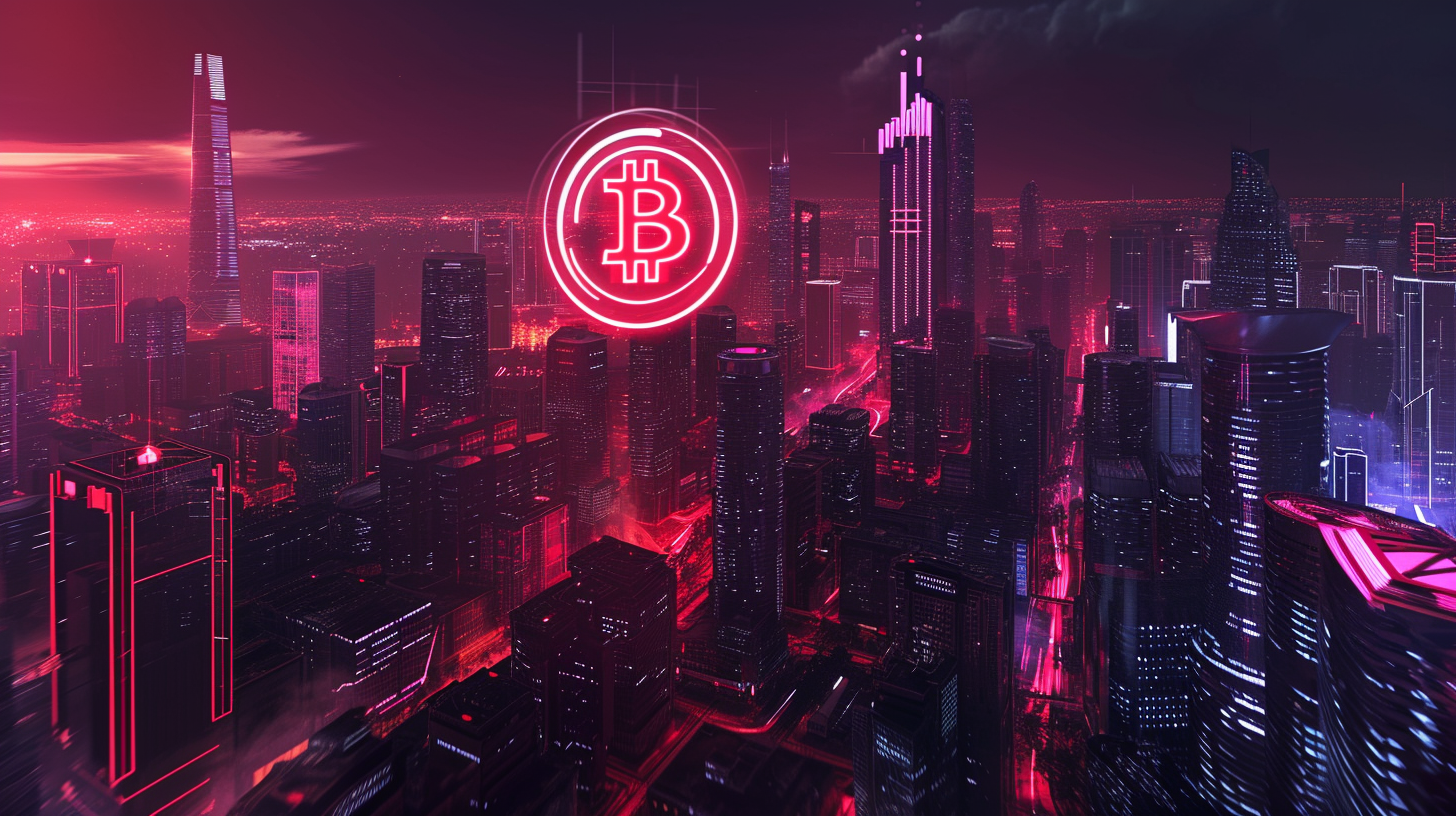 Cyberpunk Bitcoin Flourishing Society