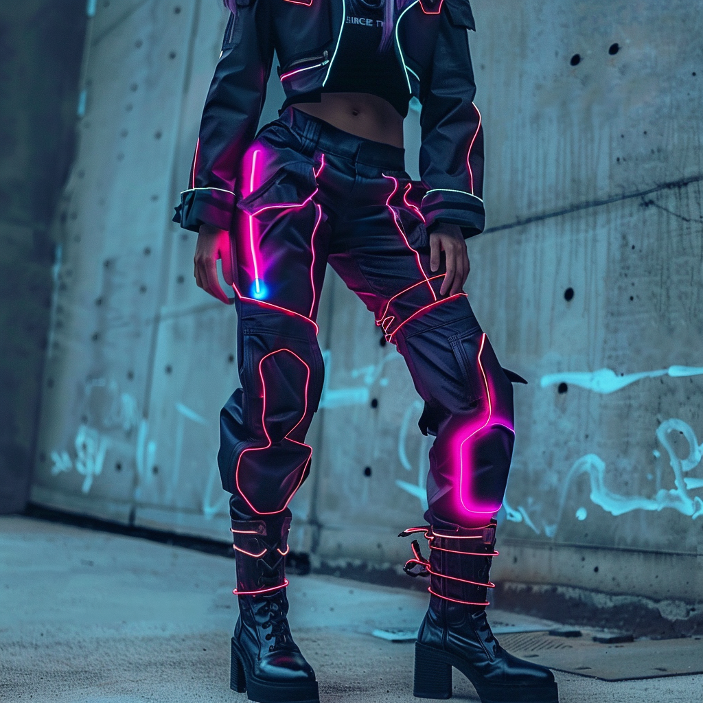 Cyberpunk fashion design clothing outfit