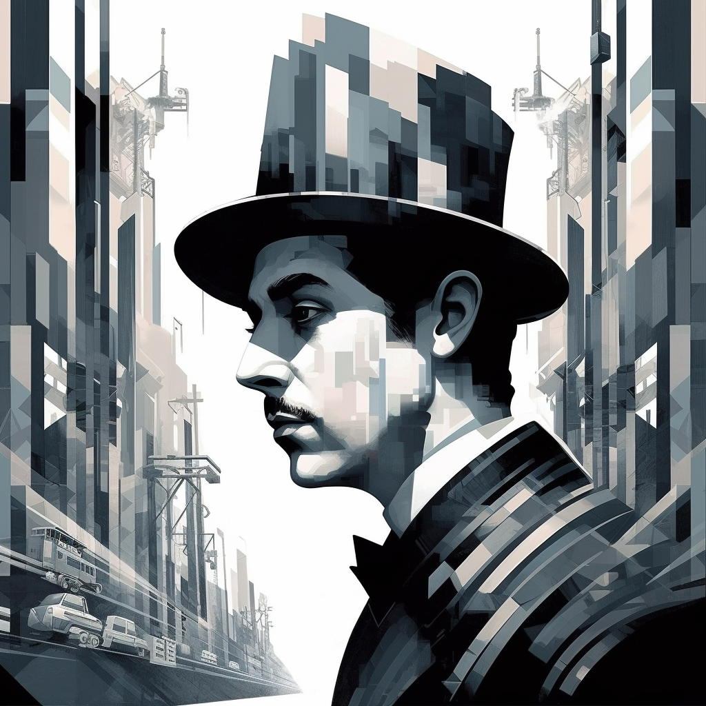 Futuristic Cyberpunk City Chaplin Image