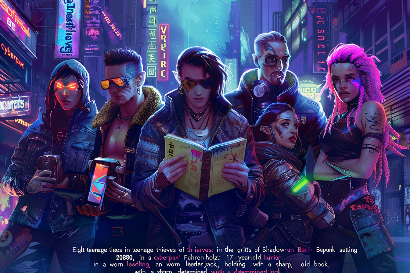 Teenage Thieves in Cyberpunk Berlin