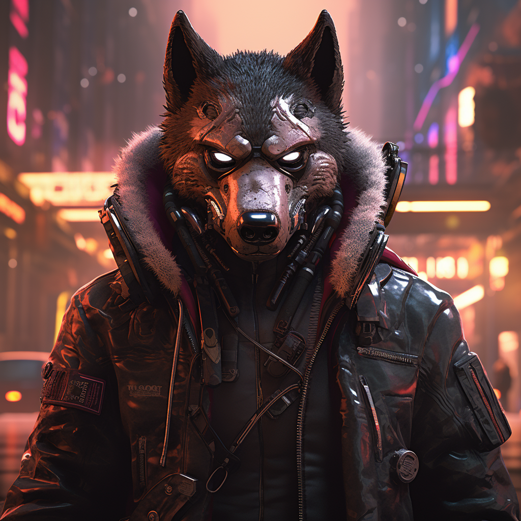 Cyberpunk Werewolf Picture