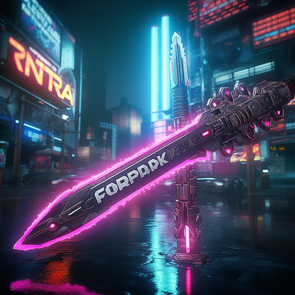 cyberpunk-world-laser-sword-advertising