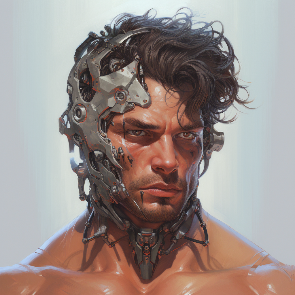 Cyborg Capo Portrait Male