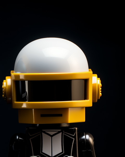 Daft Punk Lego Robots in Formation