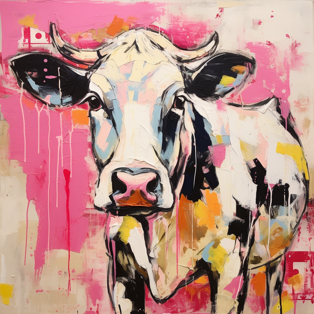 Lively Fusion of Dairy Cow and Pink Lady