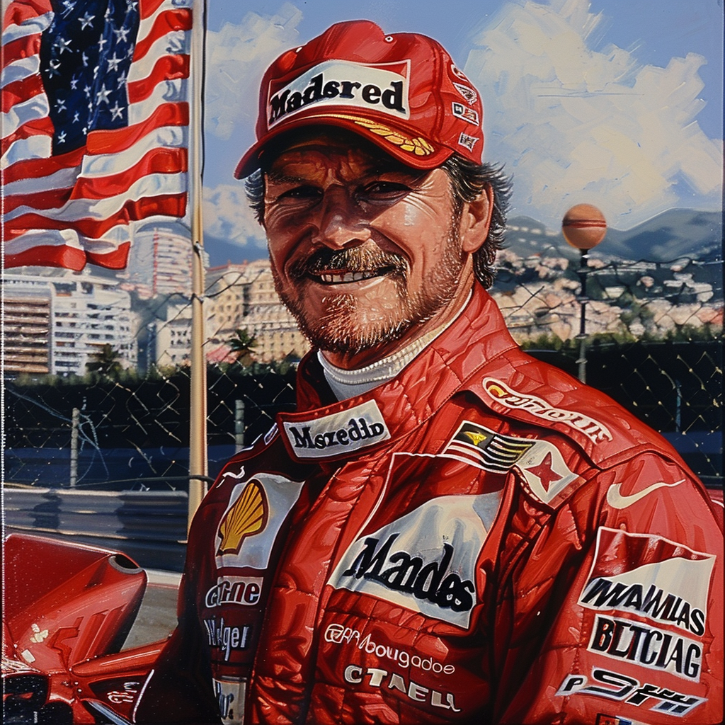 Dale Earnhardt Monaco Grand Prix Winner