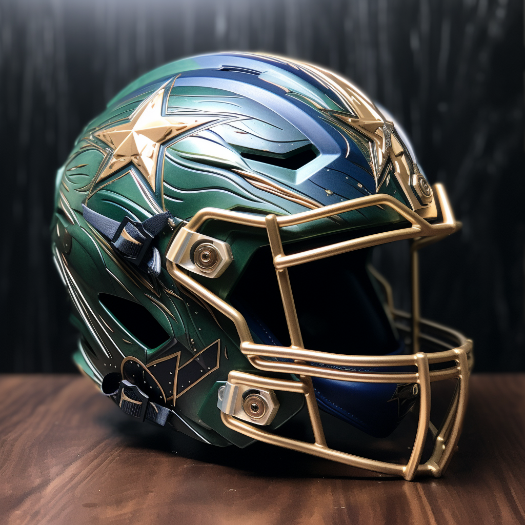 Dallas Cowboy Loki Helmet Image