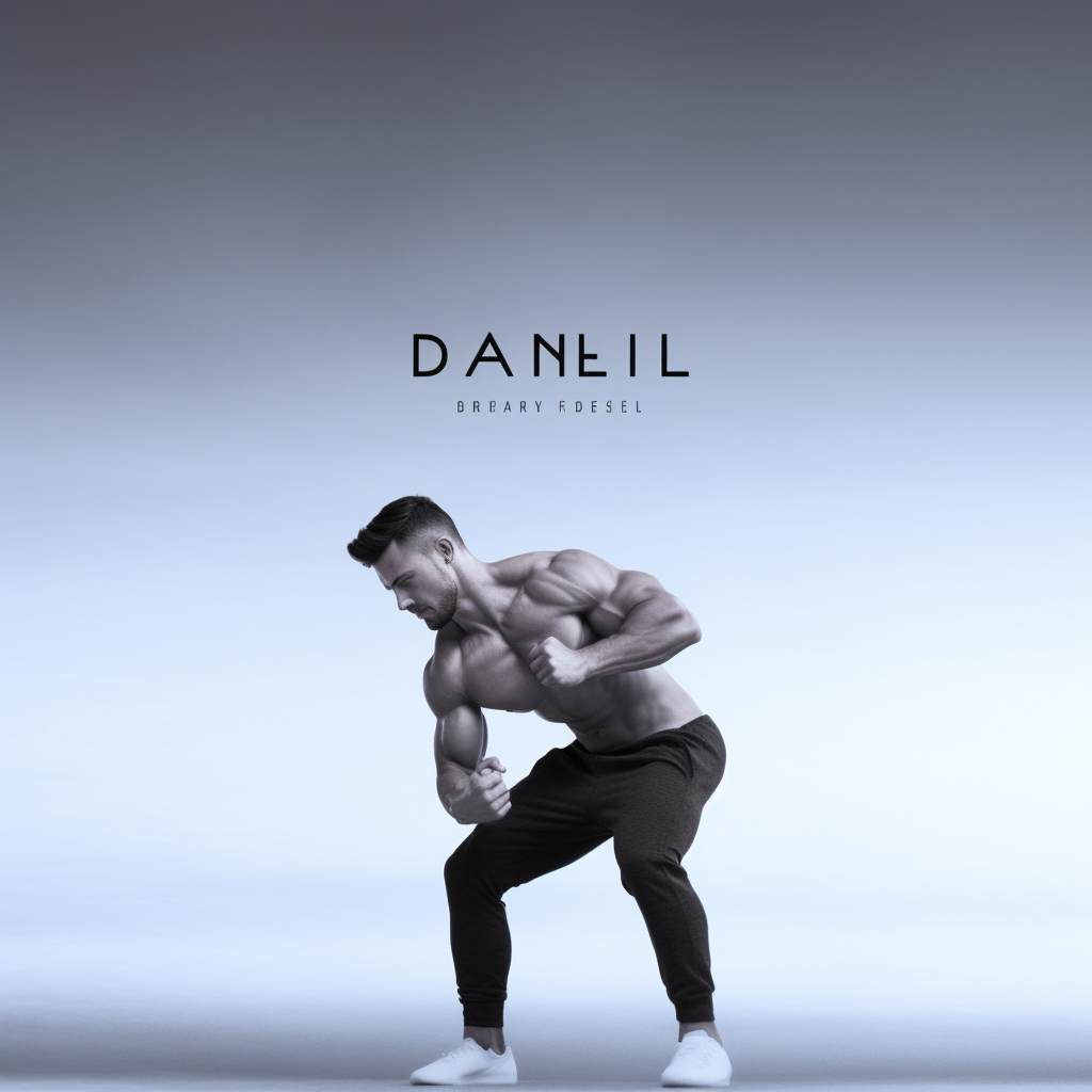 Daniel Fit brand logo design