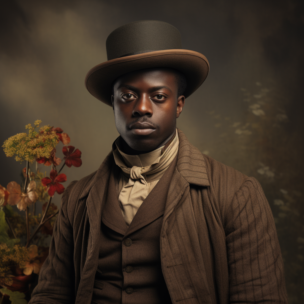 Daniel Kaluuya vintage farm clothes picture