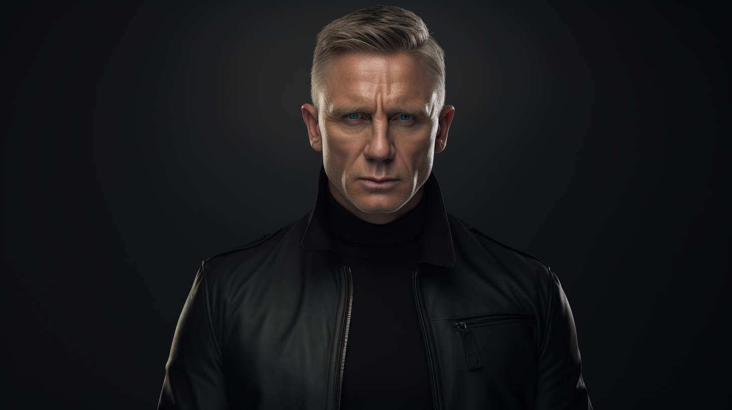 3D Model of Daniel Craig in Special Agent Gear