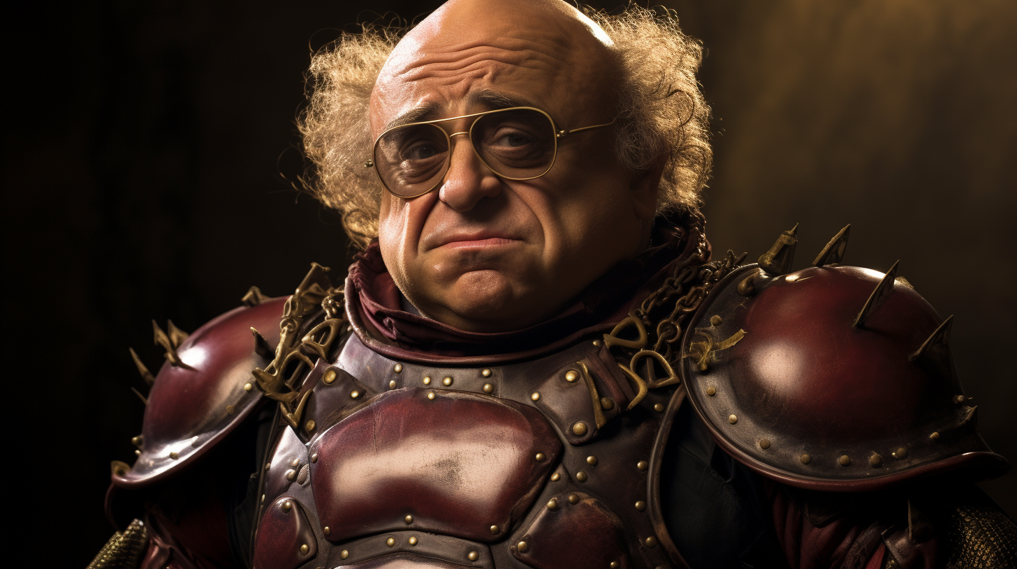 Danny Devito as Fantasy Knight