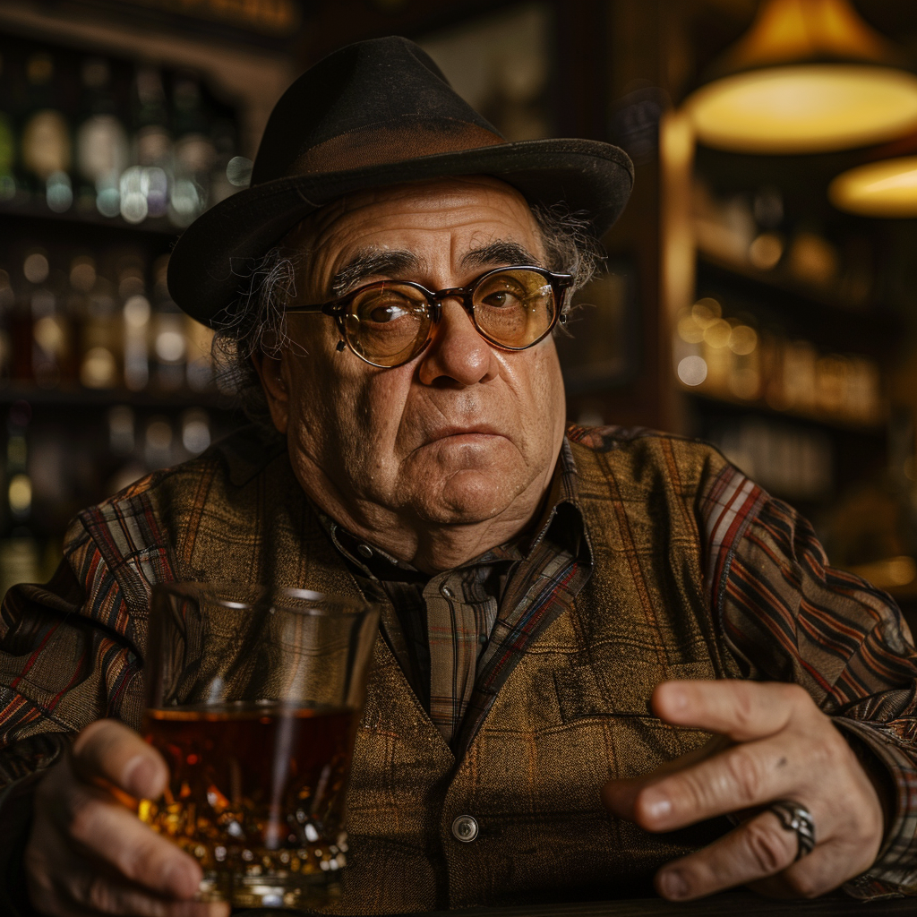 Danny Devito EH Taylor Whiskey Man