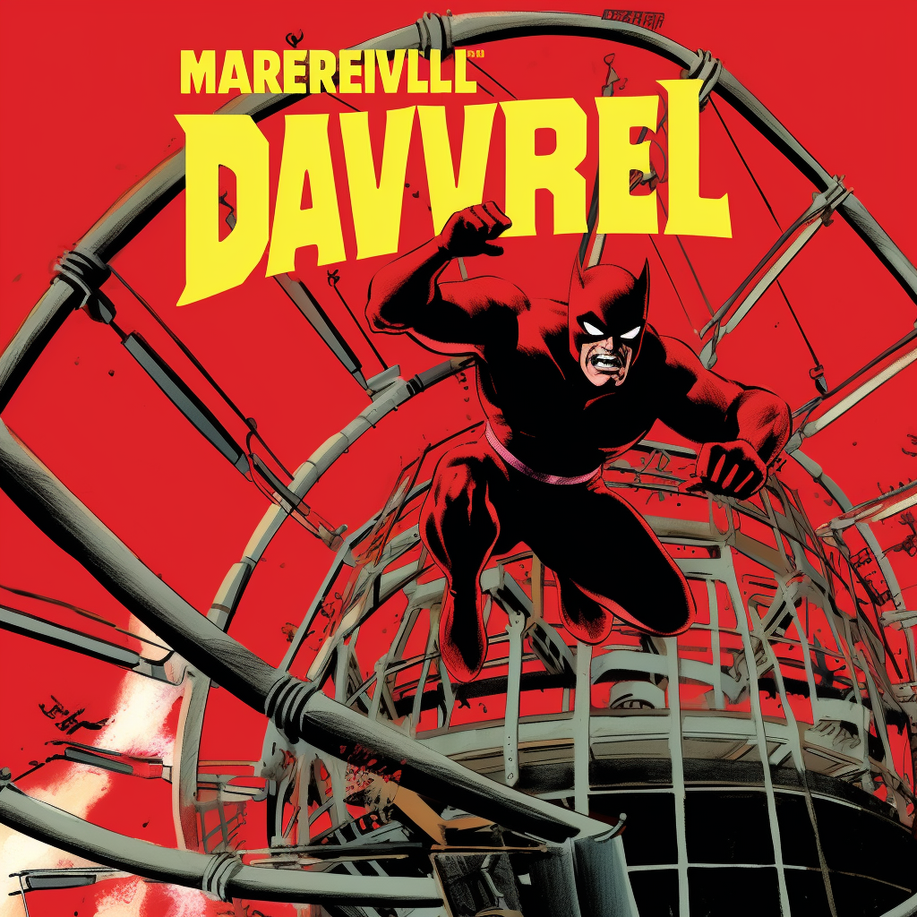 Marvel Daredevil Rollercoaster Fight Logo