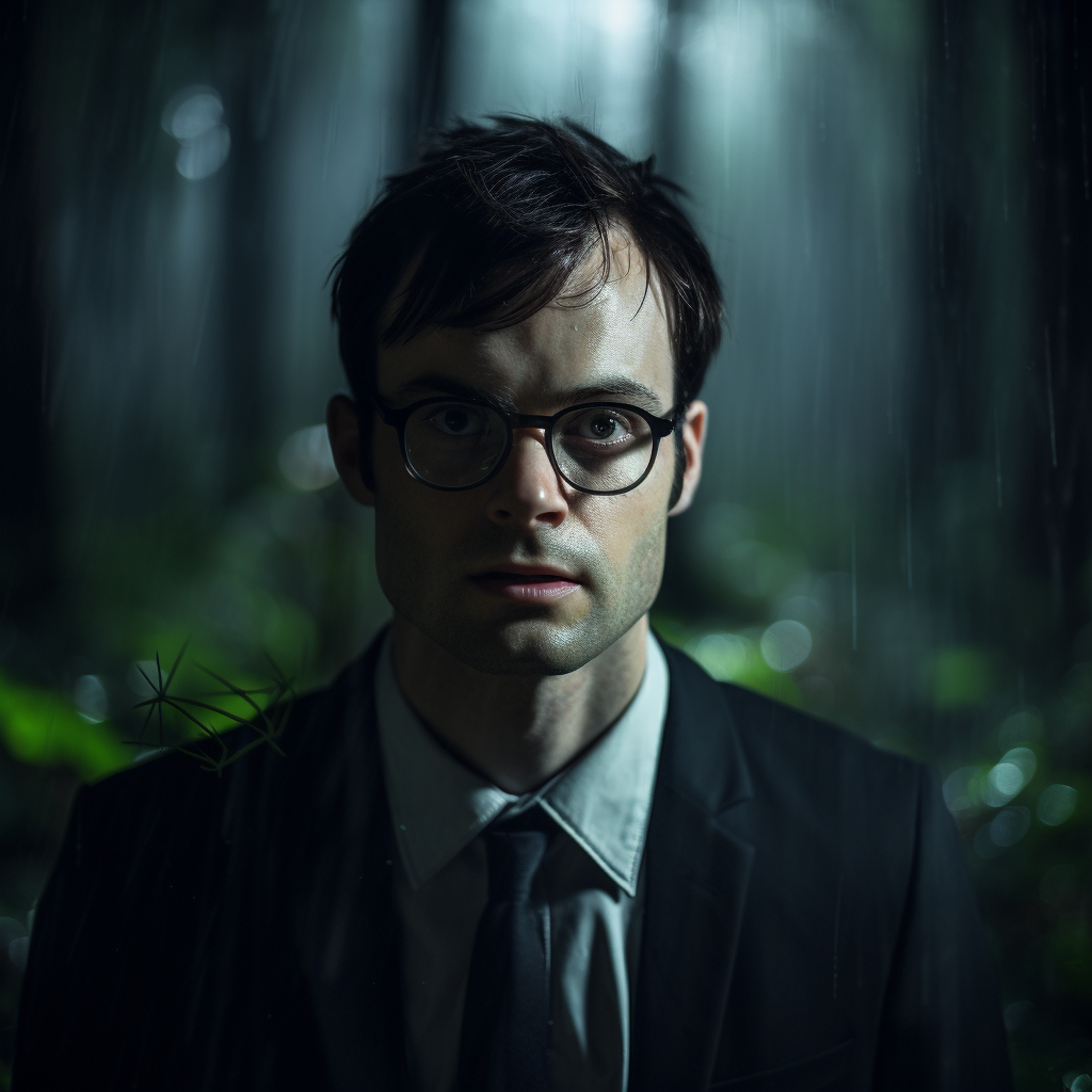 Richie Tozier in Dark Forest with Glasses