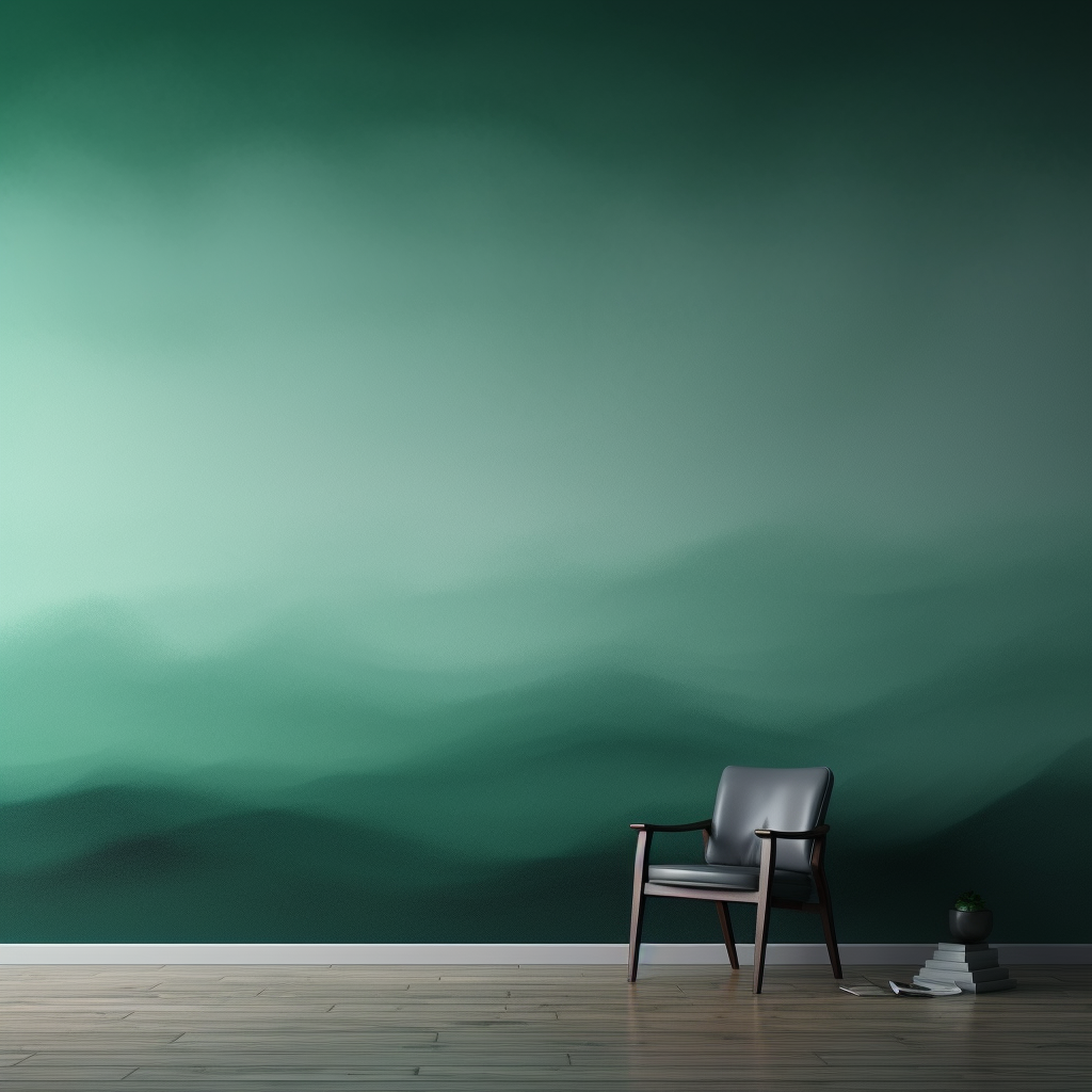 Dark green gradient wallpaper design