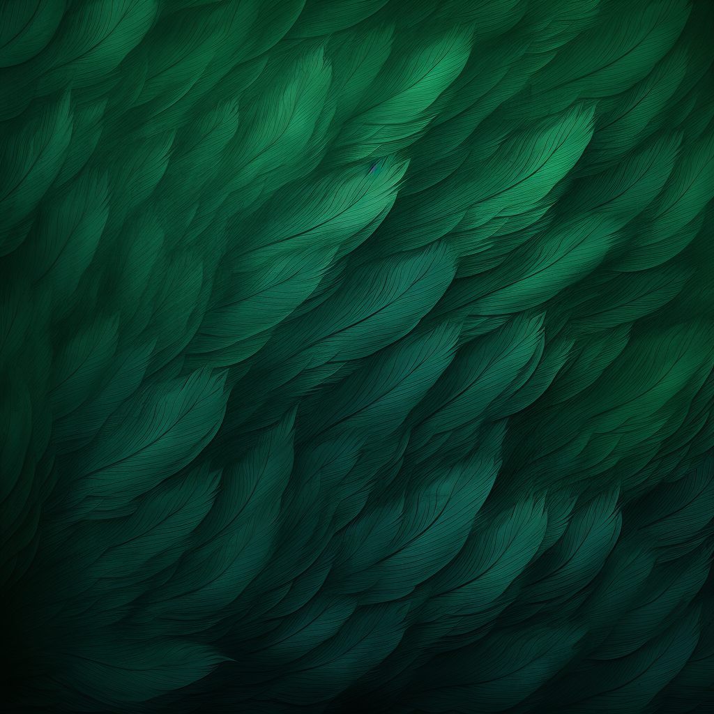 Ombre background in dark green