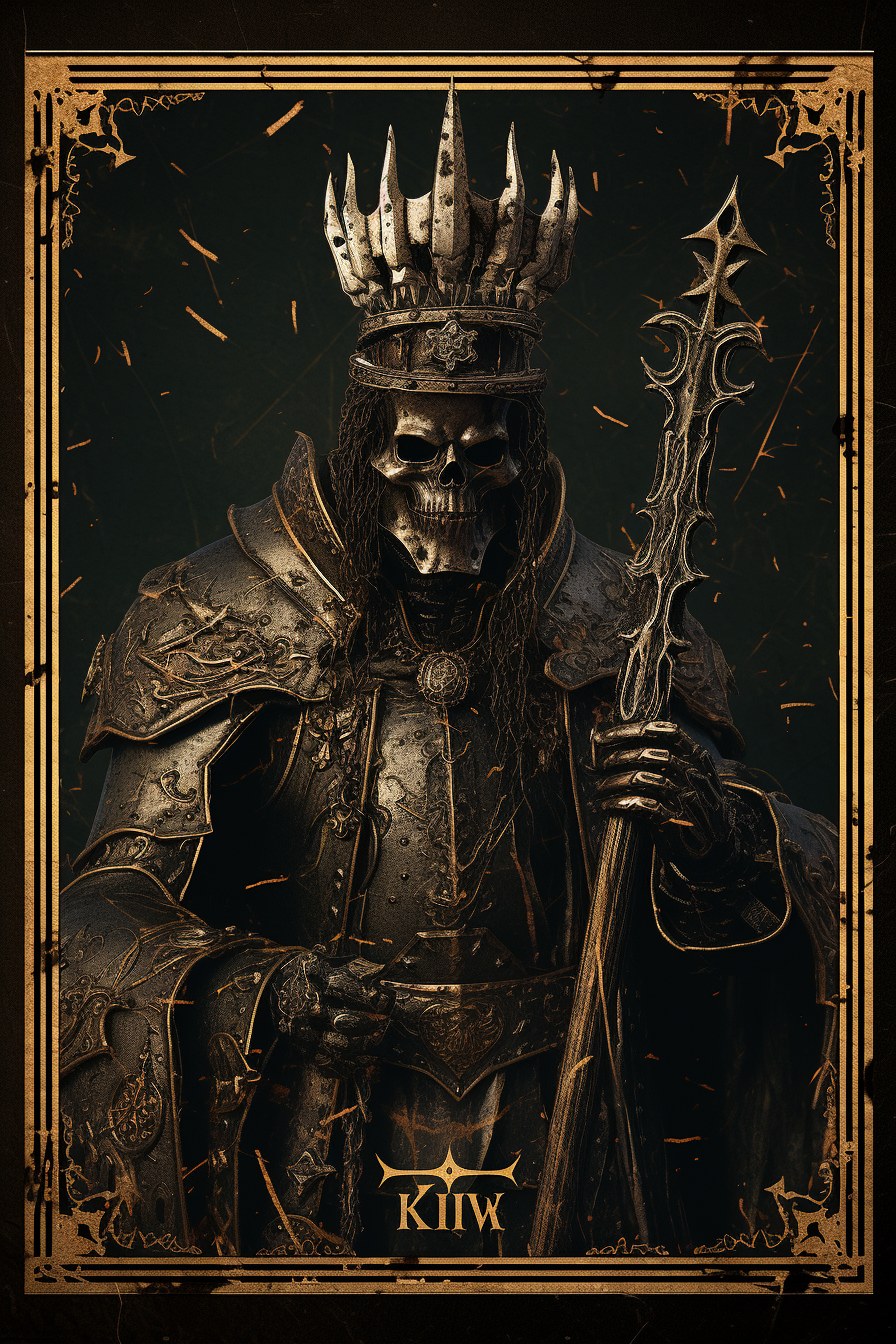 Dark King Tarot Card Iconography