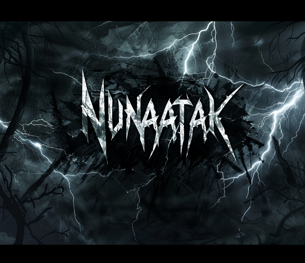 Grunge Style Nunatak Logo