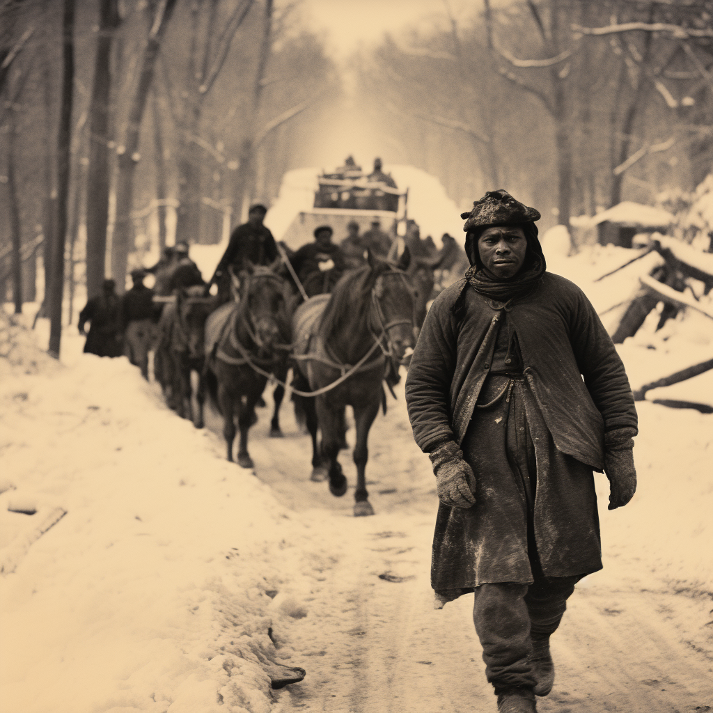 African American servants on Trail of Tears