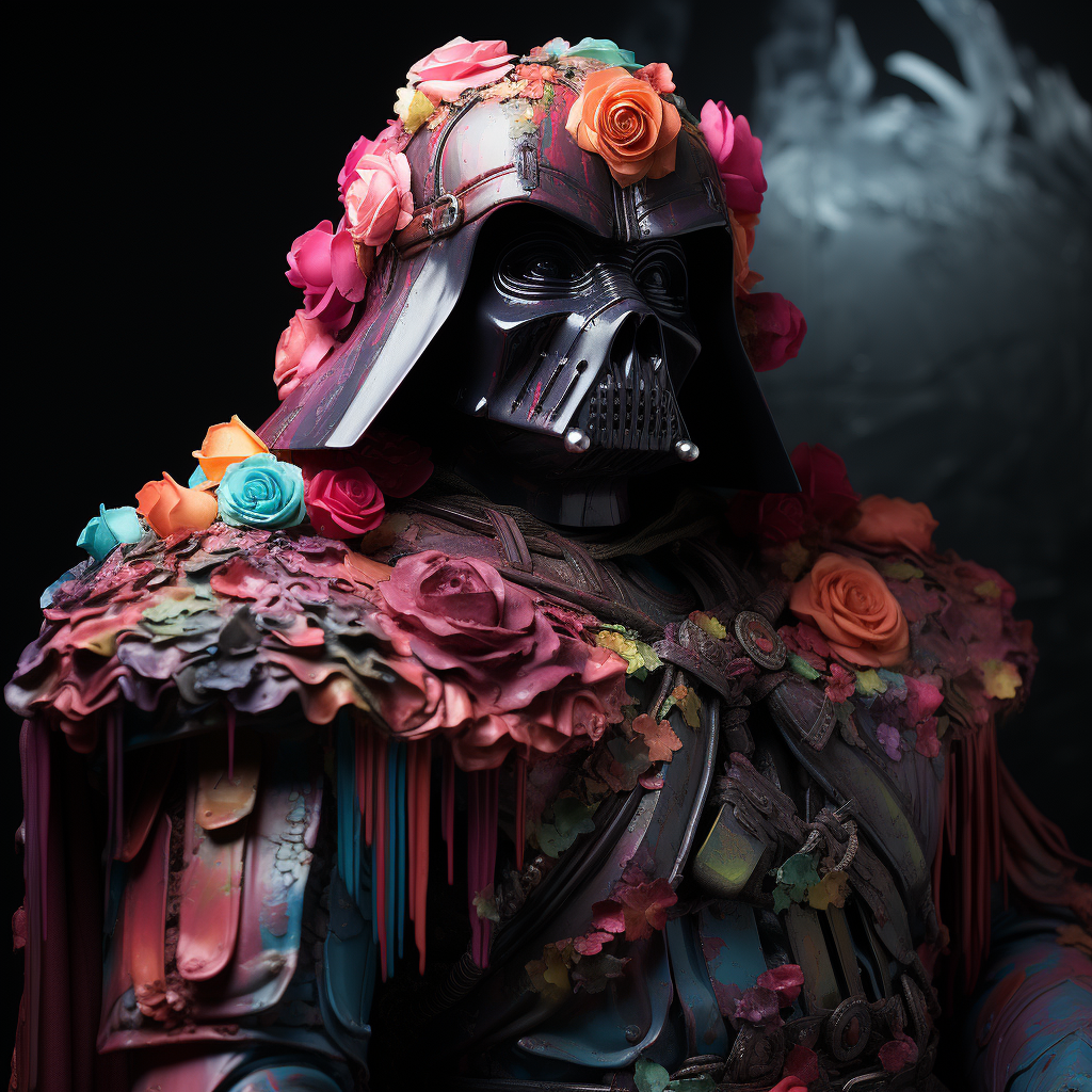 Dark Vader as a Carebear