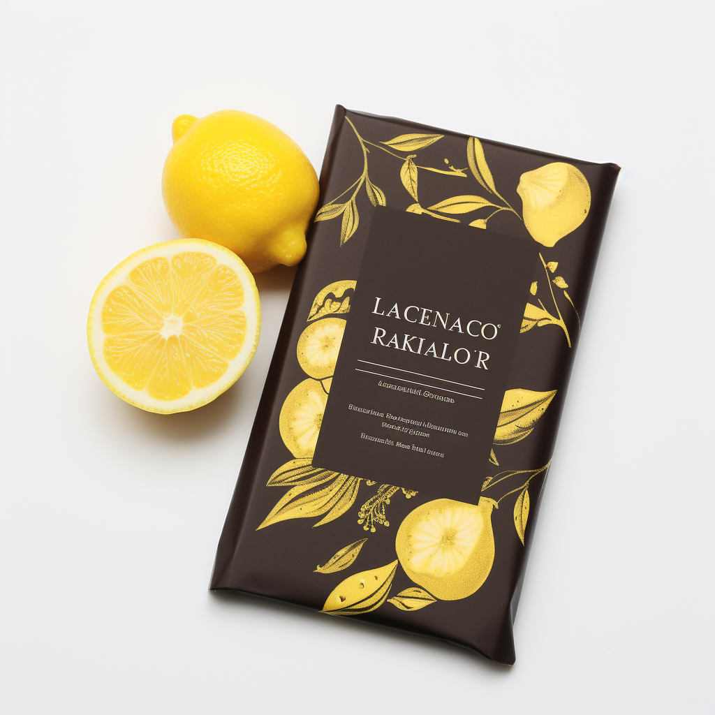 Dark Chocolate Lemon Flavor Bar Packet