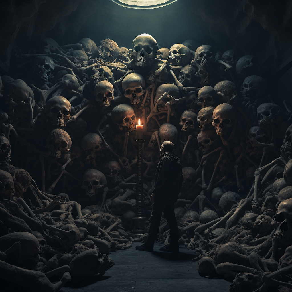 Zbrush Concept Art of Dark Creepy Room