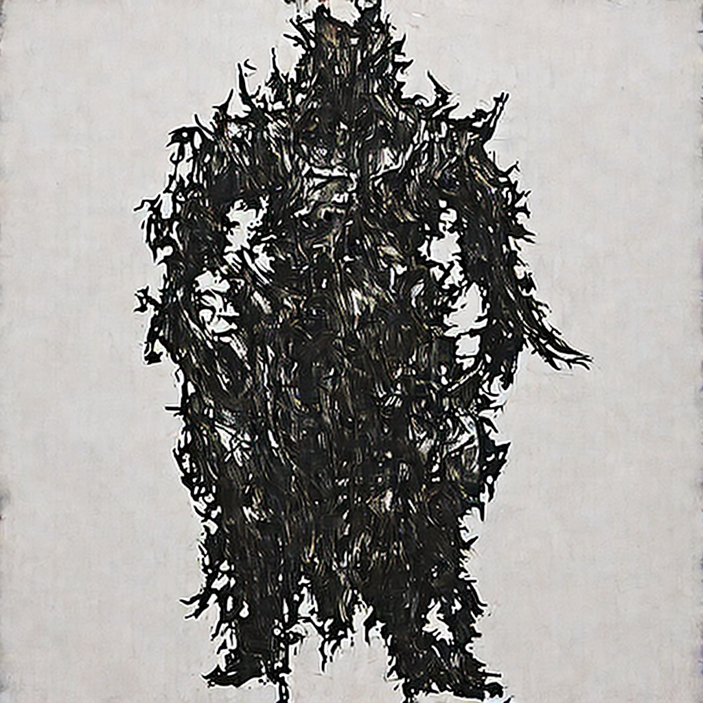 Dark evil armour painting