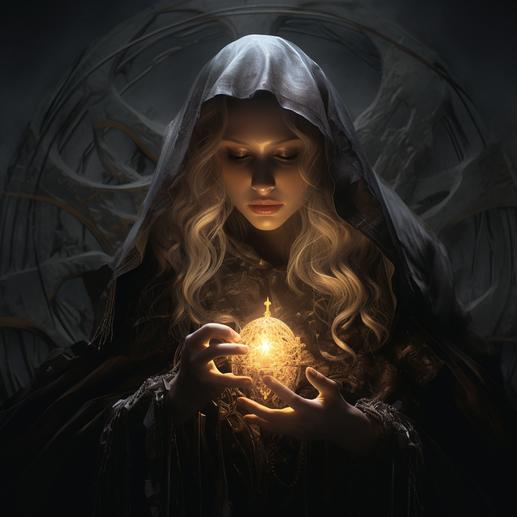 Dark fantasy illumination artwork