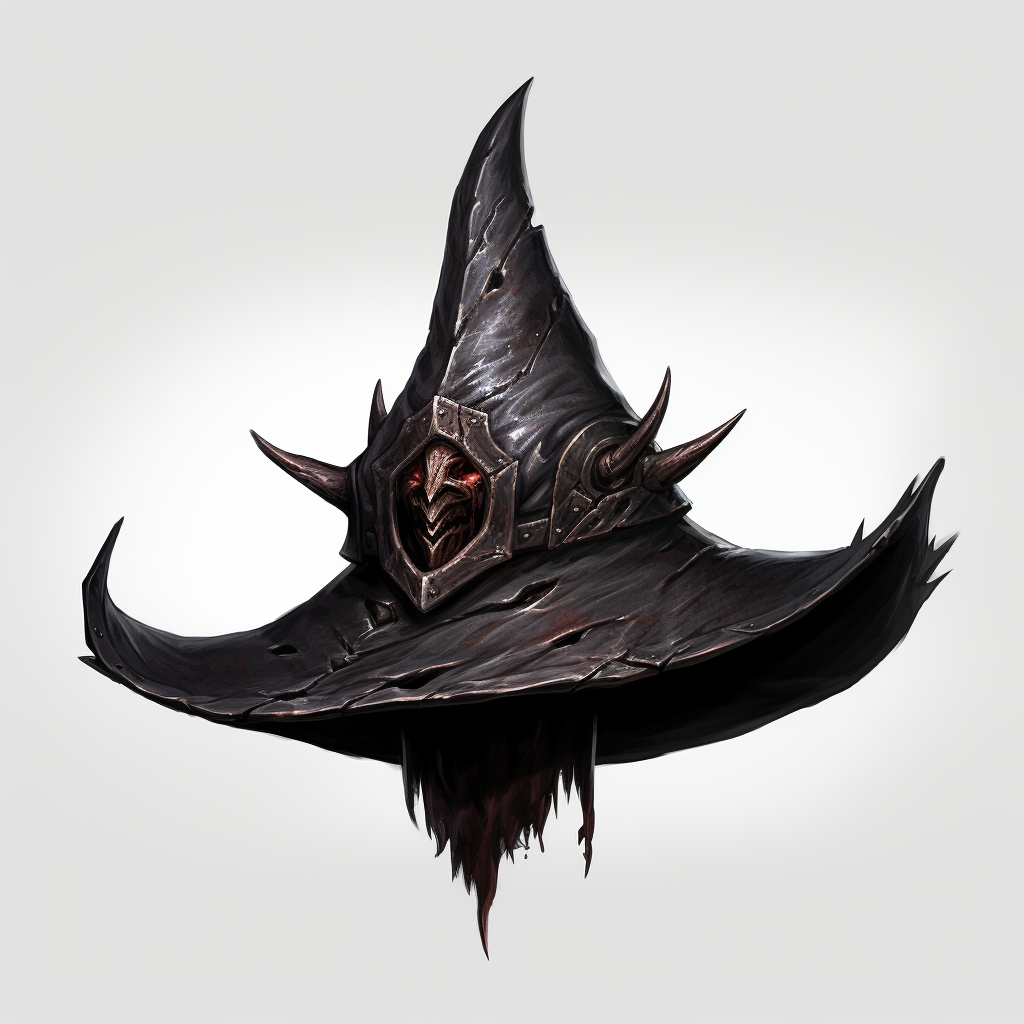 Evil cursed witches hat