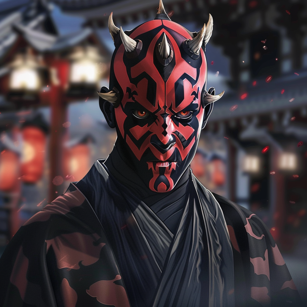 Darth Maul Anime Character Design