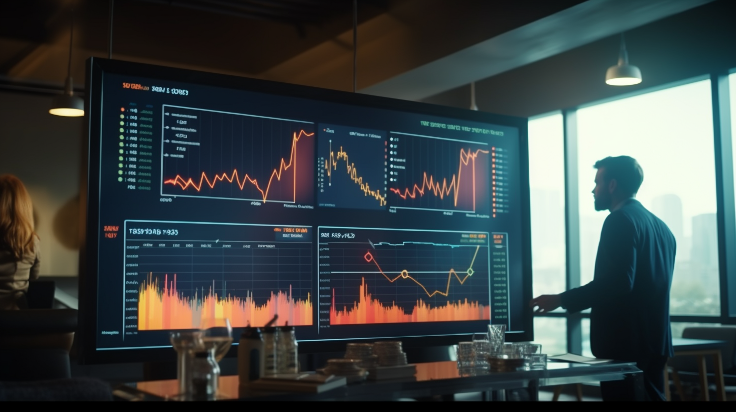 Hyper Realistic Data Analysis Graph