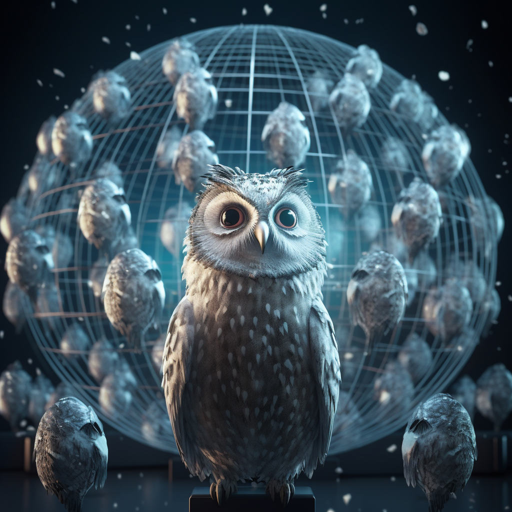 Owls circling globe with datacenter proxies for testing