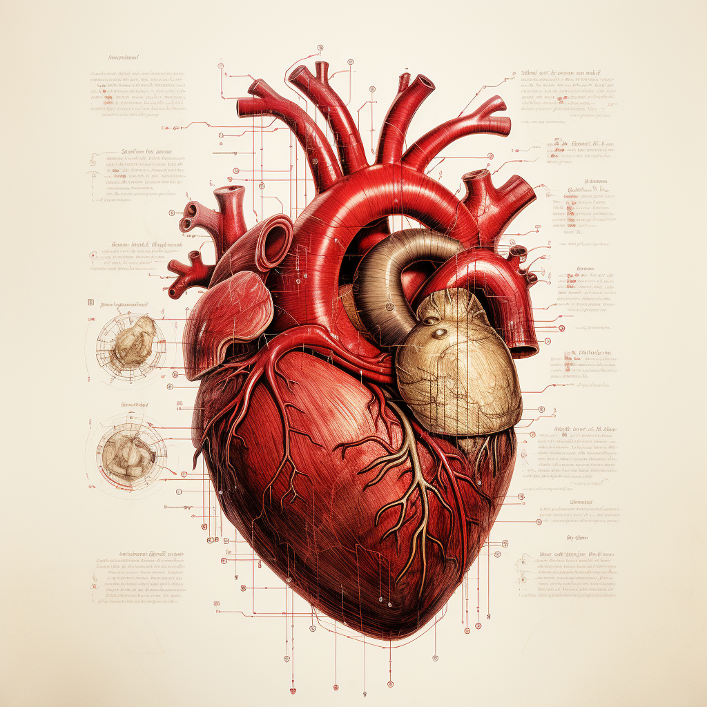 Automatically corrected human heart by Davinci