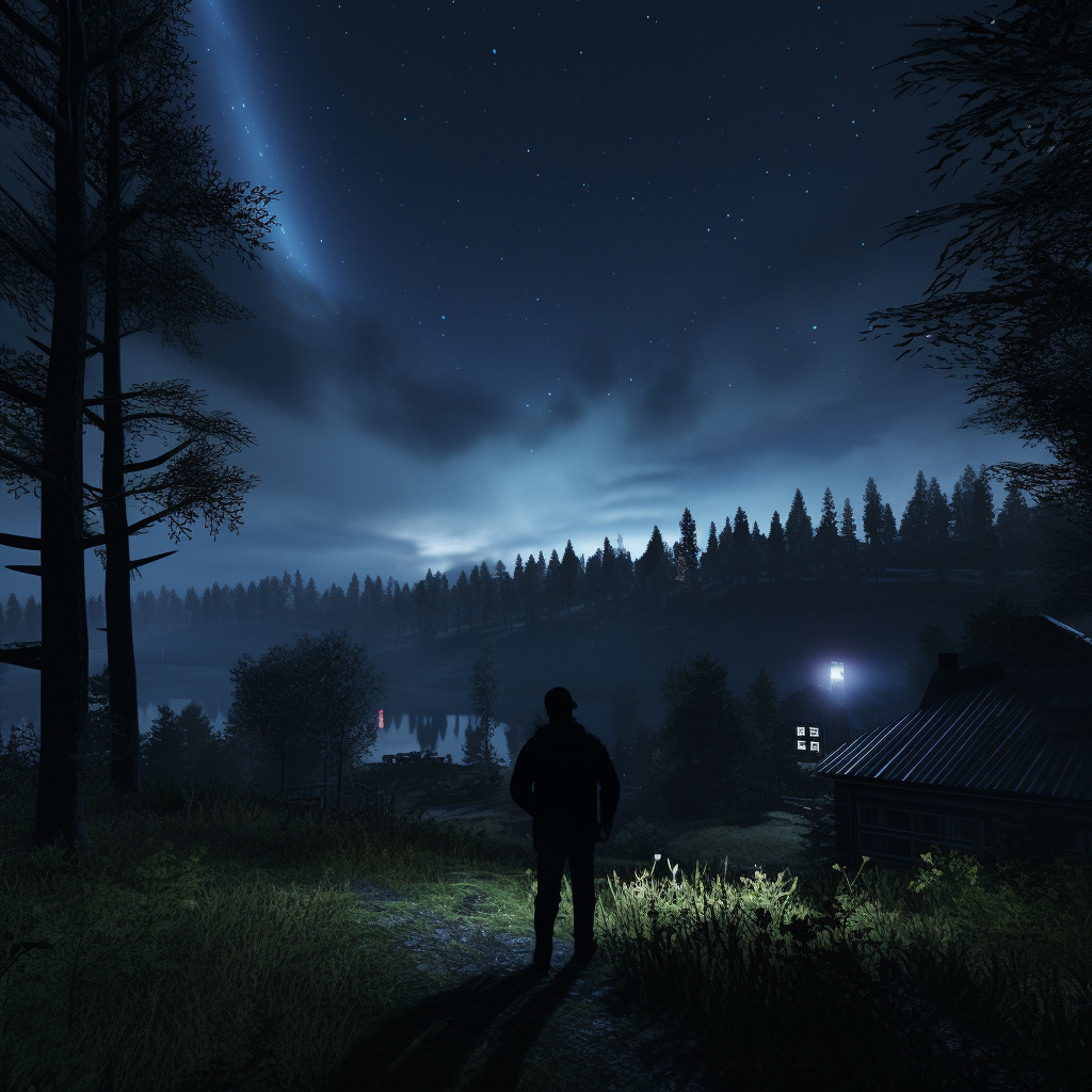 Aurora Borealis in Dayz Game