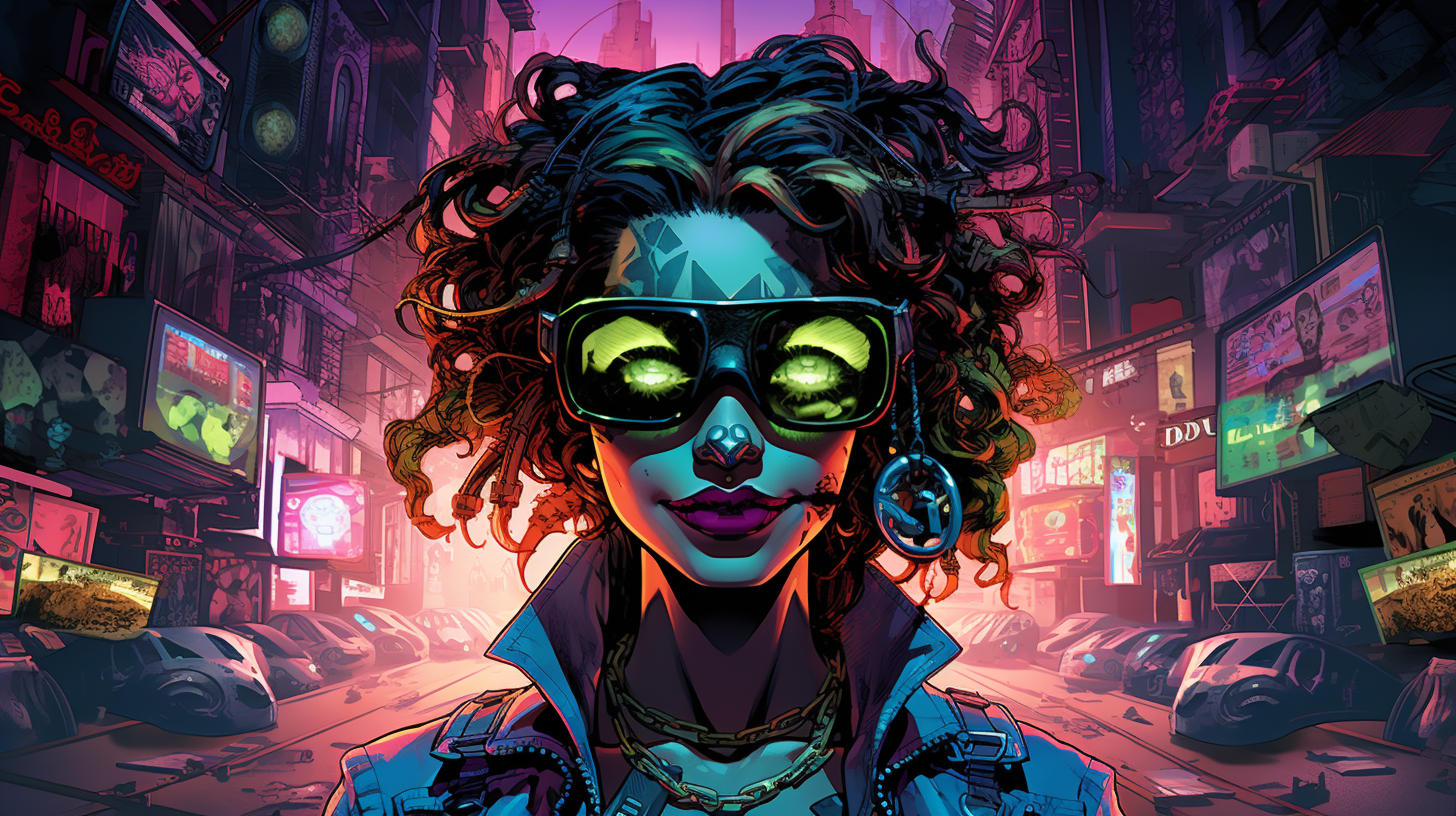 DC Comix Characters in Cyberpunk