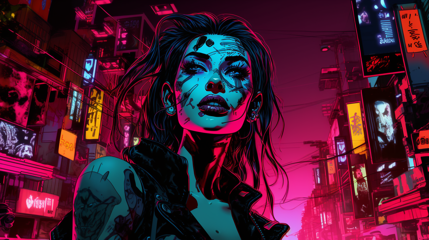 DC Comix Characters in Neon City