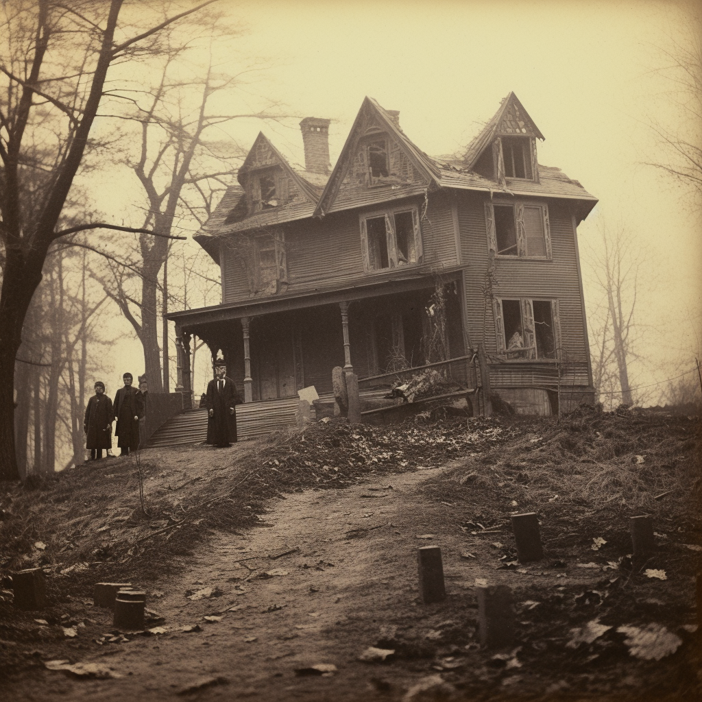 Vintage Death House Album Cover 1892