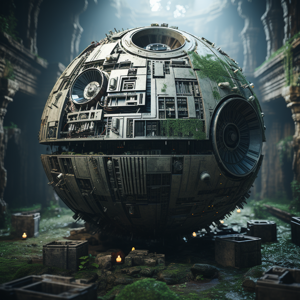 Death Star transformed into Life Star