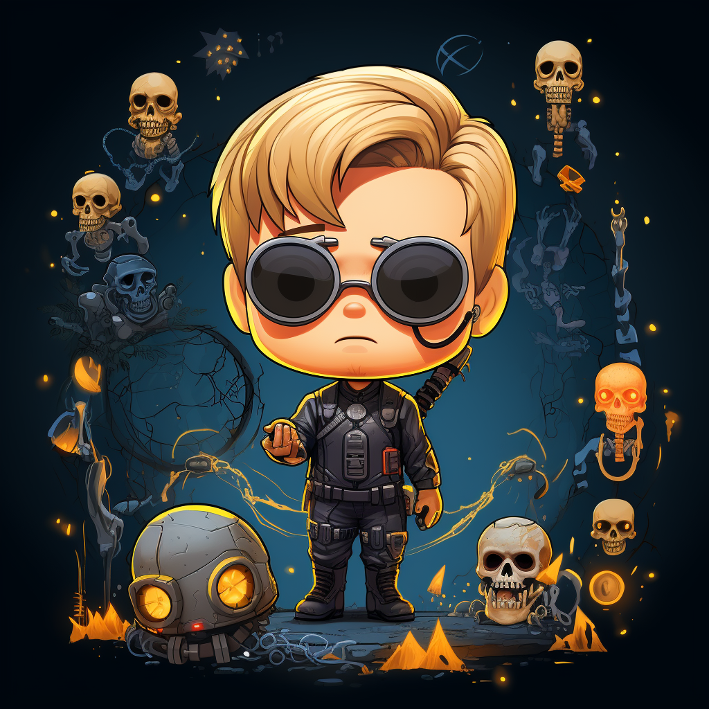 Cute Death Stranding Chibi BT Characters