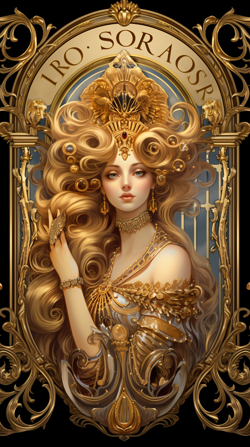 Art Deco Scorpio Tarot Goddess